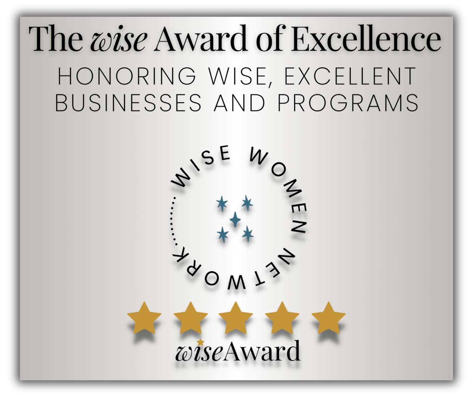 Wise Award Of Excellence